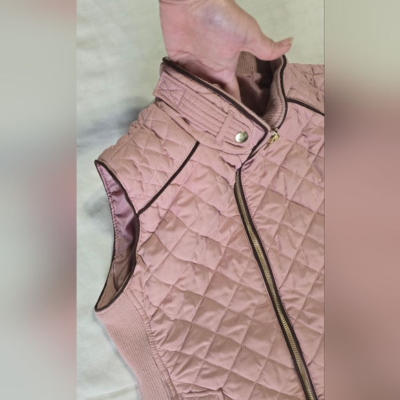 Love Tree Pink Quilted Puffer Vest - Picture 3 of 8
